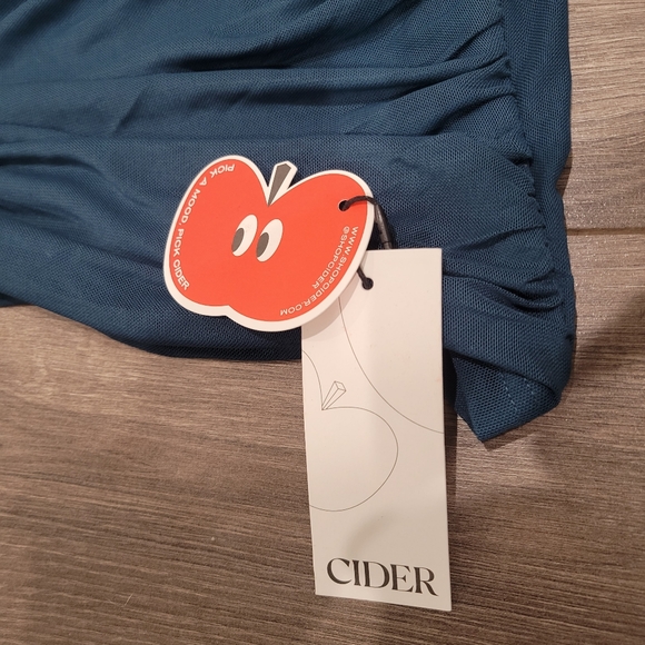 Women's Turquoise Cider Dress - Size Medium - Picture 4 of 5